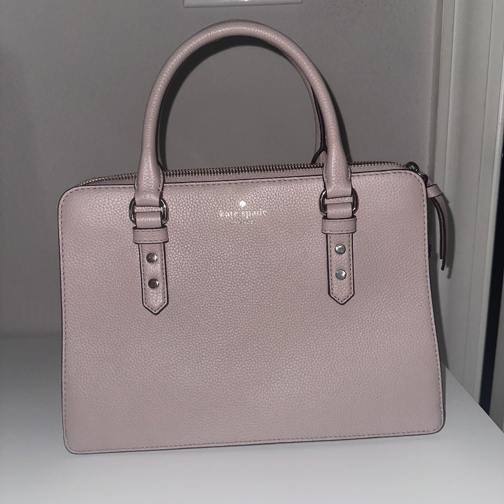 LIKE NEW Kate Spade Mulberry Street Lise Satchel - Warm Beige (#102)